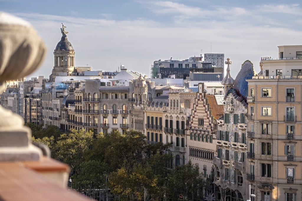 Sixtyfour_Vistas Terraza atico Passeig de Gracia